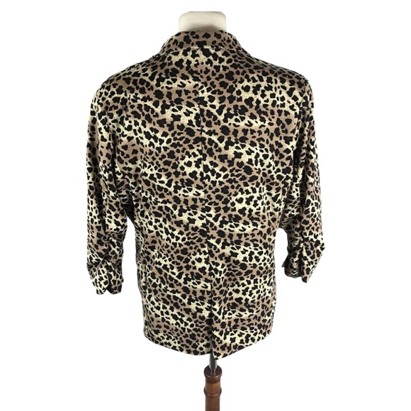Maxim Studio cheetah print blazer size XL - Picture 6 of 6